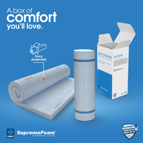 Diamond Supreme Mattress In A Box | 12 Years Brand Warranty
