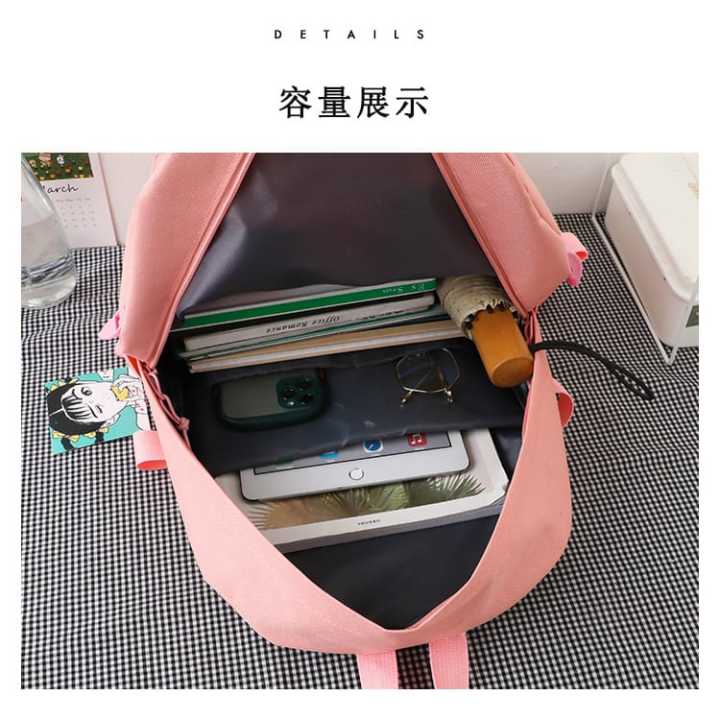 EFASHION%202023%20GirlsLaptop%20Backpack%204%20Pcs%20Set%20unique%20design%20%20School%20Bags%20For%20Teenage%20Girls%20College%20Student%20Kids%20BookBag%20-%20Image%208