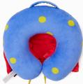 BTS Cartoon Hooded U-Shape Neck Cushion BT21 Velvet Travel Pillow. 