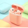 Inpods 12 TWS Matte Pink Bluetooth 5.0 Wireless Earbuds for Girls, Touch Control, 1-2 Hours Battery. 