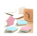 Sticky Notes Pad (3' x 3') - Different Shaped Sticky Notes - 100 Sheets Pad - Colourful Book Mark Paper. 