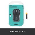 Logitech High-Copy M185 Wireless Mouse | 2.4GHz Stable Connection | USB Nano Receiver | Plug and Play | Ergonomic Compact Design | Long Battery Life | High-Precision Optical Sensor | Reliable Performance | For PC Laptop Mac Windows Android Devices. 