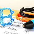 3D Printing Pen Complete Set With Eco Plastic PLA Toy For Kids, Children 3 D Pen For Drawing With Eco Plastic Refill 3DPEN-6-1 Set With Stencils, Best Toys Gift For Childrens Boys & Girls, Early Age Mind Development Learning Kid Playset NFT Print Pencil. 