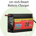 Automatic Solar Battery Charger 20A 12V- Car Battery- Heavy Bike Motor Charger| 24-7 STORE. 