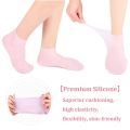 1 Pair Silicone Socks Moisturizing Gel Heel Socks Exfoliating And Preventing Dryness Foot Skin Rejuvenation Foot Care Elastic Socks (Free Size). 