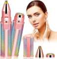 2 in 1 Rechargeable Women's Face Hair Remover Epilator for women Machine for Upper Lip, Chin, Eyebrow, Lips, Body, Arms Hair Remover for Women High Quality Pocket Sized Facial Hair Removal Machine. 