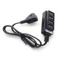 Male D-Tap B Type Power Dtap Tap To 4 Female P-Tap Ptap Hub Adapter Electric Splitter For Photography Power Accessories. 