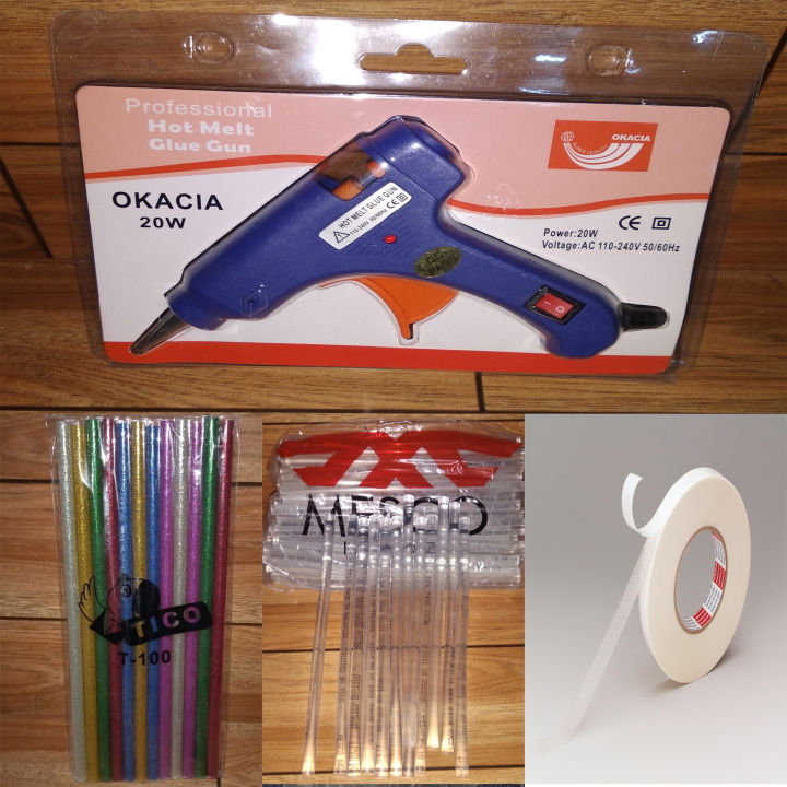 20W%20Brand%20New%20Imported%20Hot%20Glue%20Gun%20Small%20with%205%20Transparent%20+%202%20Glitter%20sticks%20+%201%20Double%20Sided%20Tissue%20Tape%20Art%20#%20SS-1GG5PS2GS1TT01%20-%20Image%203