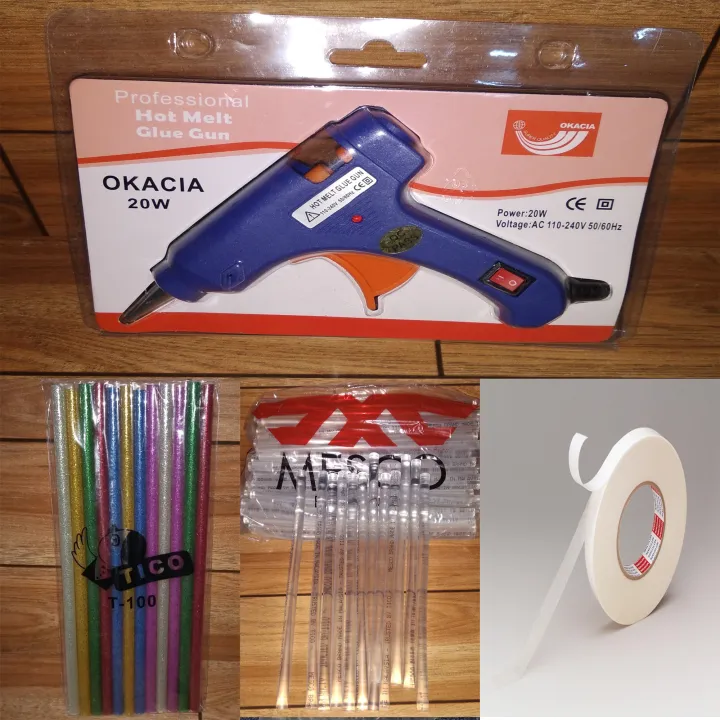 20W%20Brand%20New%20Imported%20Hot%20Glue%20Gun%20Small%20with%205%20Transparent%20+%202%20Glitter%20sticks%20+%201%20Double%20Sided%20Tissue%20Tape%20Art%20#%20SS-1GG5PS2GS1TT01%20-%20Image%203