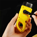 1 PCS Hand Crank Solar Powered Flashlight, Emergency Rechargeable LED Flashlight, Survival Flashlight, Torch for Outdoor Sports,A. 