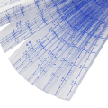 Plastic Feeler Gauge 0.05mm to 3mm Metric -Measuring Tool 21 Leaf. 
