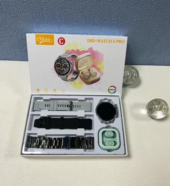 D92%20watch%205%20pro%20with%20earbuds%20&%20Three%20Straps%20watch%20set%20for%20men,D92%20smart%20watch%20wireless%20earphone%20set-%20Latest%20Arrival%202024%20-%20-%20Image%204