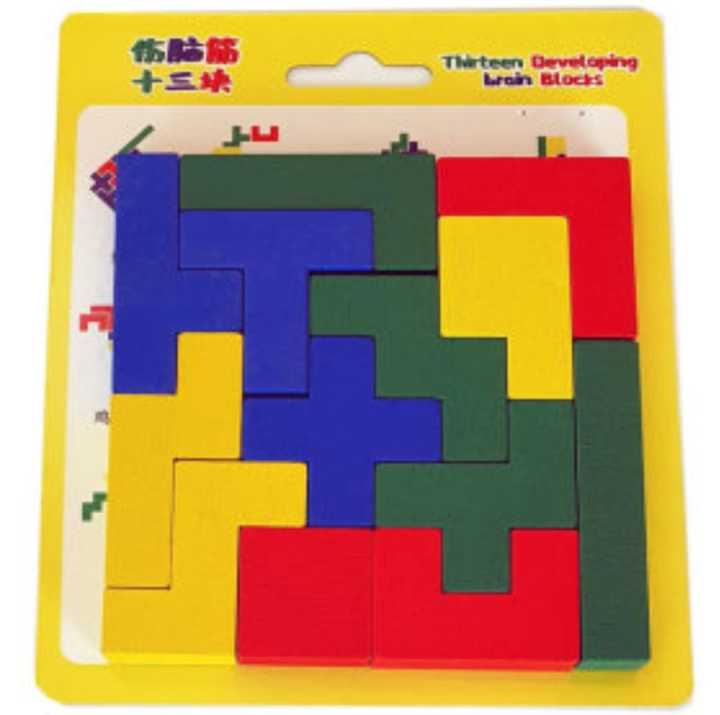 Odeez Wooden Russian Mind Games for Kids - 13 pieces