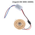 Mini Led Down Light 3W 1W Dimmable Spot Light Recessed Lights Ceiling Light Halogen Bulbs. 