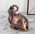 Unique Markhor goat ashtray Windproof metal ashtray Retro ashtray decoration Desktop ashtray for office Ashtray for terrace and balcony Ashtray for cafe and hotel Markhor goat decor ashtray Vintage metal ashtray Outdoor windproof ashtray. 