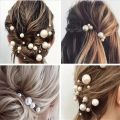 Pearl Wedding Hair Pins wedding pins pearls hair pins white pearl wedding accessories bridal hair accessories. 