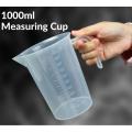 Clear Plastic Graduated Measuring Jug for Baking Beaker Liquid Measure Jug Cup Container 1000ml 500ml 250ml. 