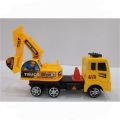City builder construction Vehicle Manual Shovel Toy Truck For kids Backhoe Toy Truck For kids Crane Toy Excavator Construction Toy Truck for Kids Friction Powered. 