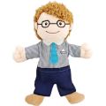 Mouth Move Plush Hand Puppet Grandma Mom Girl Boy Grandpa Dad Family Finger Glove Hand Education Bed Story Learn Funny Toy Dolls Straggle Steipos. 