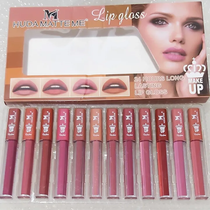 Liquid%20Lipstick%206%20Pieces%20(Half%20Set)%20&%2012%20Pieces%20(Full%20Set)%20Lipgloss%20Matte%20Lipsticks%20Nude%20Redish%20Shades%20Lipglosses%20-%20Image%202