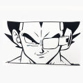 Cartoon Vegeta Dragon Ball Decal Indoor Air Conditioner Self Adhesive Sticker. 
