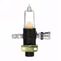 1/4 Air Compressor Filter Water Separator Trap Tools Kit With Regulator AFR-2000. 