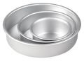 Aluminum 3-Tier Round Cake Pan Set. 