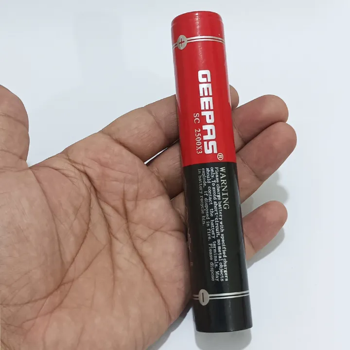 Geepas:%202500mah%203.6v%20Size-3sc%20Cell%20Nicd%20Rechargeable%20Battery%20%20With%20Button%20Top%20Geepas%20Torch%20Light%20Battery%20Cell%203.6V%203SC%202500mAh%20and%202000mAh%20-%20Image%203