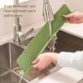 Sink Splash Guard in Kitchen Multicolour Silicone Prevents Water Splashing While Washing Dishes. 