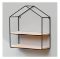 Aesthetic Wall Mounted Hut Style Shelf for Living Room Bedroom Unique Home Decor Decoration Wall Hanging. 