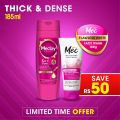 Mec Flawless White Face Wash 100gm With Meclay London Shampoo Thick & Dense 185ml (Save Rupees 50). 