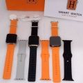 Original H8 Smart Watch Series 8 With Strap Lock Amoled Display NFC WaterProof. 