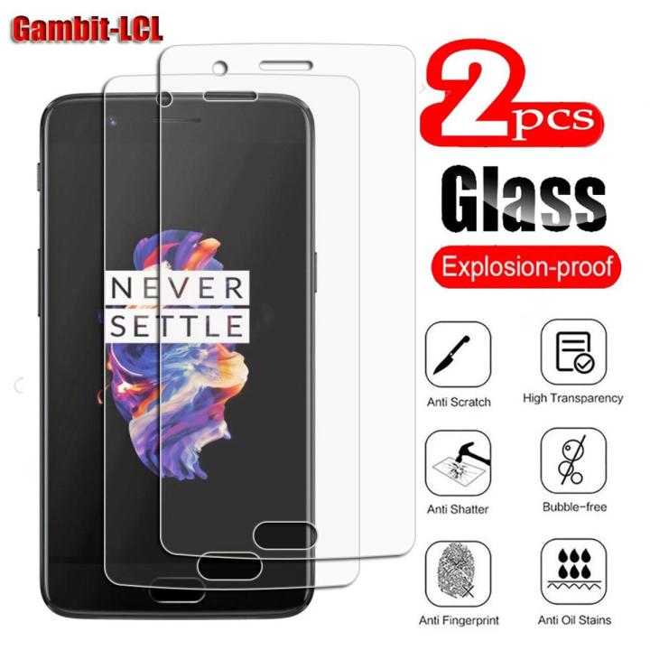 （For OnePlus 5）2Pcs Original Protective Tempered Glass For OnePlus 5 5.5" OnePlus5 A5000 Screen Protective Protector Cover Film