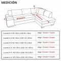 L-shape Sofa Covers - - Red (3+3). 