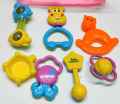 Baby Toys Rattles Teether and Shakers 7 pcs, Baby Newborn Gift Set. Best for 3 to 24 Months kid.. 