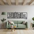 3D wooden 3 Piece Long Leaf Panels | Wall Hanging wooden Art | Wall art I Wall art for room decoration I Wall art for room I Leaves wooden wall art I Wall art for bedroom I Wall art frame I Wall arts. 