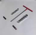 15 Pcs 4-14mm T Type Wrench Adapter Socket Set 1/4 Inch Drive Hex Bit Socket Set for Car,  Motorcycle Repair Tools, Only T Type Wrench Also Available.. 