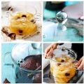 Techmanistan Heat Resistant Clear Glass Pot, Stovetop Glass Cooking Pot with Lid, Clear Pots for Cooking, Glass Soup Porridge Pot Microwave Glass Pan. 