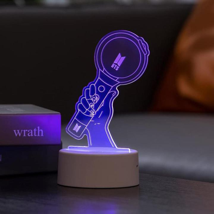 BTS Lamp Army Style Night Light for Kpop Fans Room Decoration at CustomizeGiftsPK
