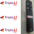 TCL Voice Remote Control Universal Original With Social Buttons RC802V FNR1 RC802V TRIPLE H. 