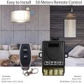 DieseRC 433Mhz Wireless Remote Control Radio Control Switch AC 240V/220V 30A Relay Receiver for Light Water Pump Household Appliances Farm irrigation and Electrical Equipment. 