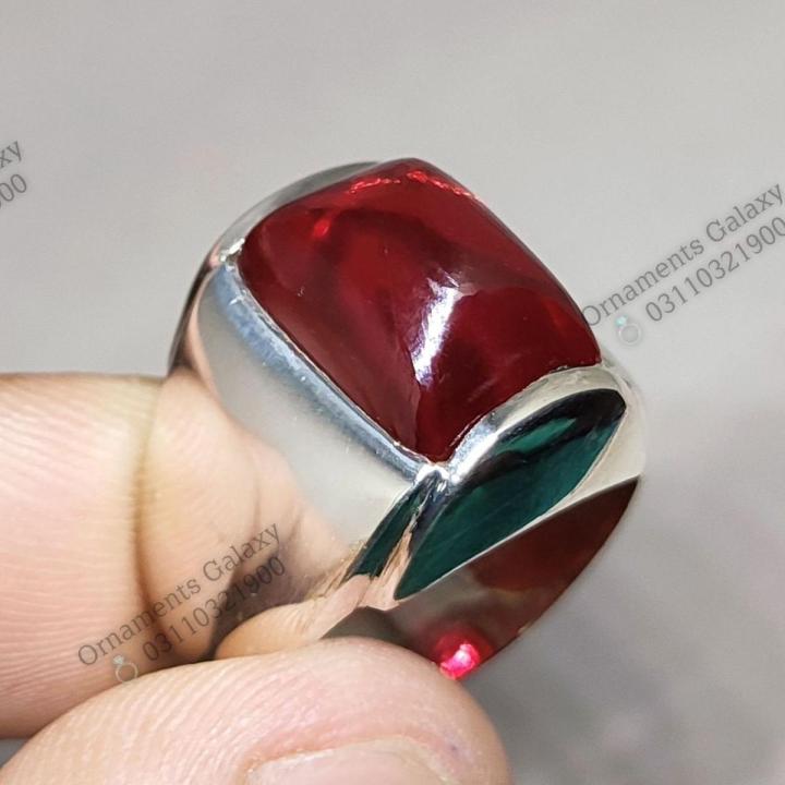 Natural Cabochon good 5 Carat Red Ruby Star Mens Star Shape Ring Sterling Silver 925 Handmade Yaqoot Ring Star Ruby Ring Yakoot Ring