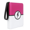 Trading Card Binder with 50 Removable Sleeves - Can Hold 400 Cards, Premium Card Holder Folders, Card Album Easy to Use Yellow. 