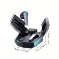 Wireless 5.3TWS Audio Earphones, IPX5 Waterproof Lifestyle, Scissor Door Charging Compartment, LED Power Display, Dual Mode Switching Of Game Music, Intelligent Fingerprint Touch Control, RGB Breathing Light, In Ear Earplugs To Prevent Detachment And Pain. 