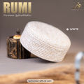 100% Premium Quality Fleece Fabric Prayer Cap Rumi Koofi Namaz Topi Namaz Cap For Men Namaz Hat - Topi. 