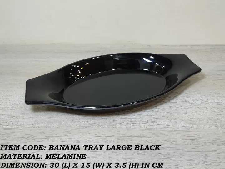 1%20Piece%20Melamine%20Banana%20Large%20Tray%20-%20Serving%20Tray%20-%20%20Melamine%20Material%20-%20White%20&%20Black%20-%20Image%205
