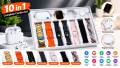 10 in 1 Smrt Watch with Wireless Earbuds, Full Touch Screen, Fitness & Bluetooth Smrtwatch for Men & Women. 