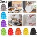 Microwave Oven Gloves Mitts Anti-slip Cooking Pots For Baking Fingerless Mittens BBQ Anti-scalding Pot Gloves Kitchen Oven Mitts. 