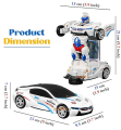 Deform Robot Car Toy for Kids – 2 in 1 Transforming Car to Robot with Lights & Sound. 