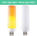 USB Flame Lamp Candle Light 5v Night Bulb with Fire Effect. 